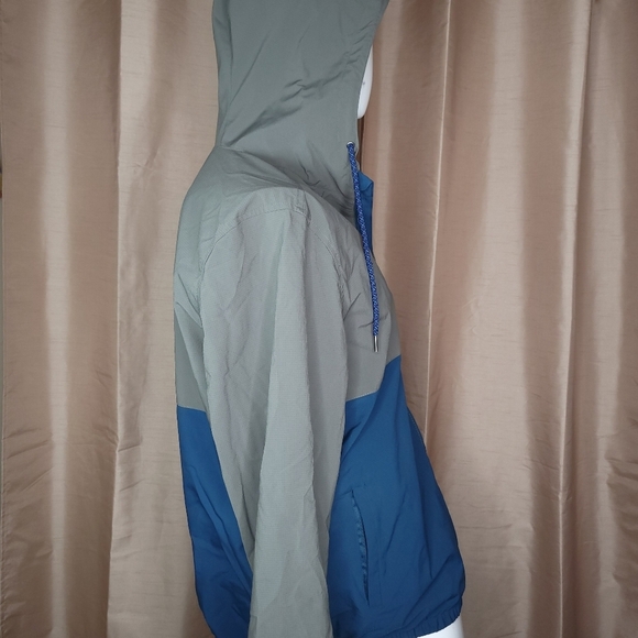 Voyager Men's Windbreaker Jacket - Size: XL - Gray / Blue - Picture 9 of 12